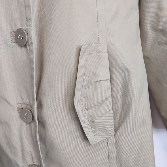 Mossimo Women's Beige Trench Coat Size M - Picture 9 of 12
